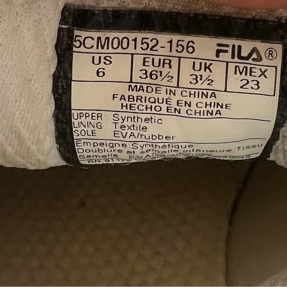 Fila Womens Classico 18 5CM00152-156 White Casual Shoes Sneakers Size 6 unisex - Picture 5 of 11